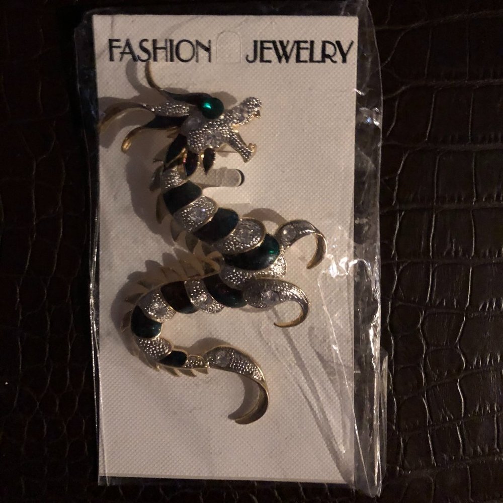 Chinese Dragon Brooch
